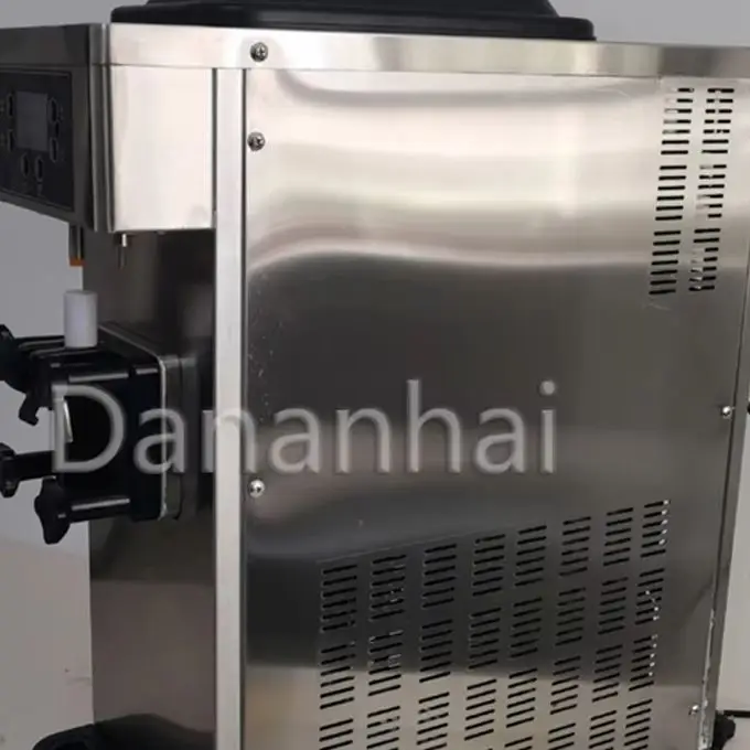 

Новая коммерческая настольная машина для мягкого мороженого одного вкуса, малогабаритный аппарат для приготовления замороженных десертов для бизнеса