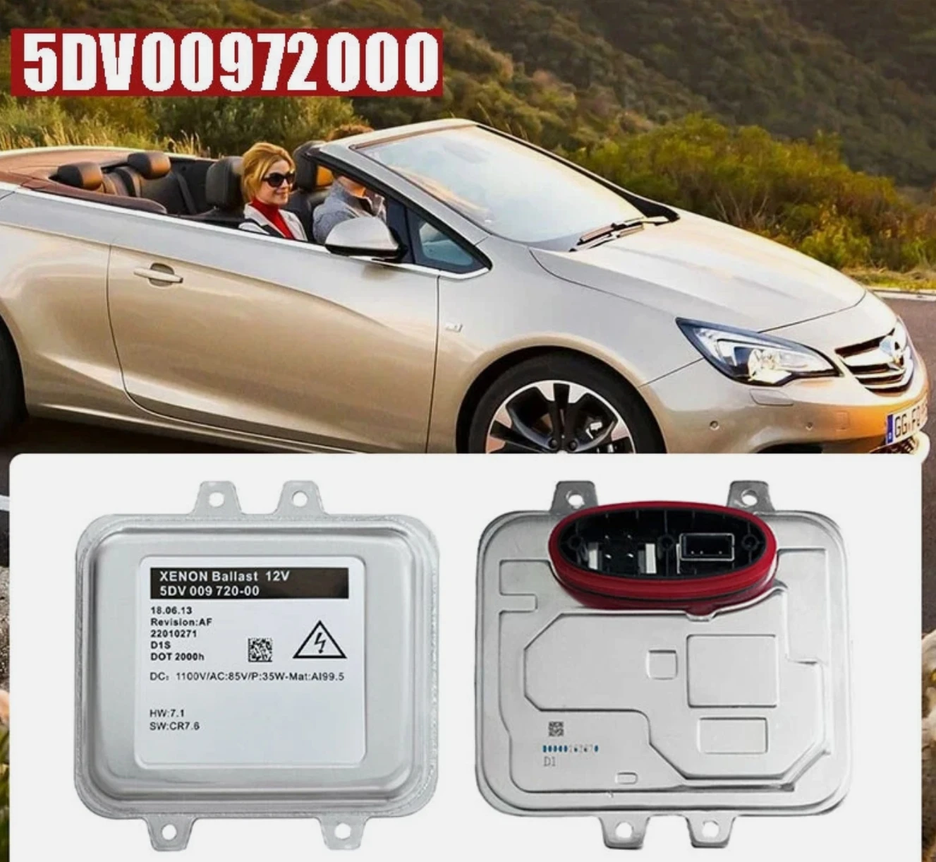 

Балластный модуль ксеноновых фар D1S 5DV00972000 без ошибок для Opel Insignia 2008-2012 годов