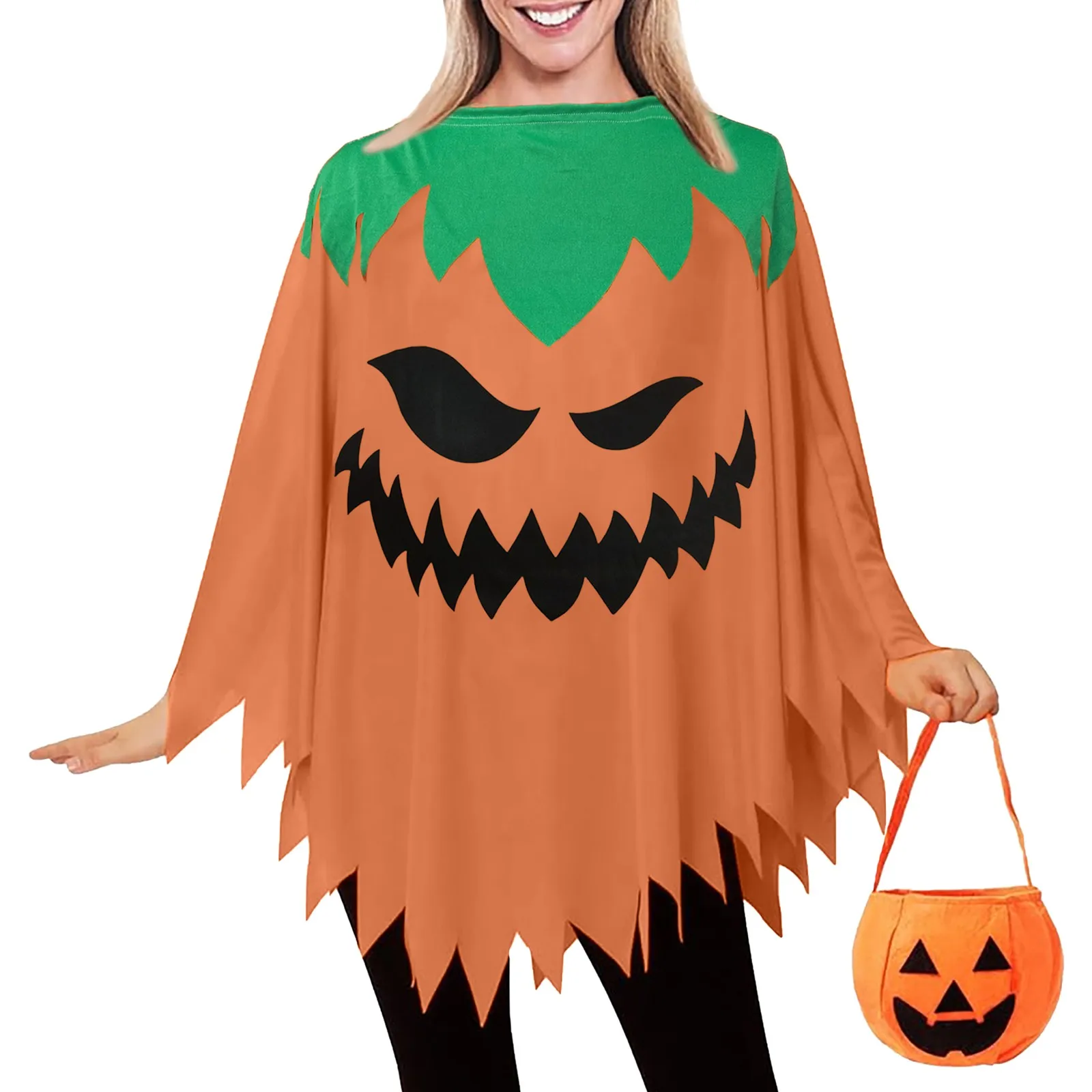 

Halloween Gift for Adult and Kid Pumpkin Grament Costume Clothing Bag Hat Set Hallowmas Party Supply Christmas 2024 Costume