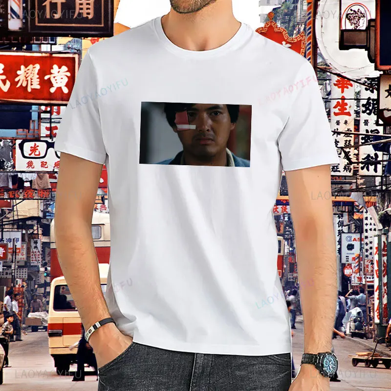 Men Vintage Funy Printed T-shirt A Better Tomorrow (Chow Yun Fat) Tshirs Men Cotton Tshirt Summer Classic Teeshirt Ropa Hombre