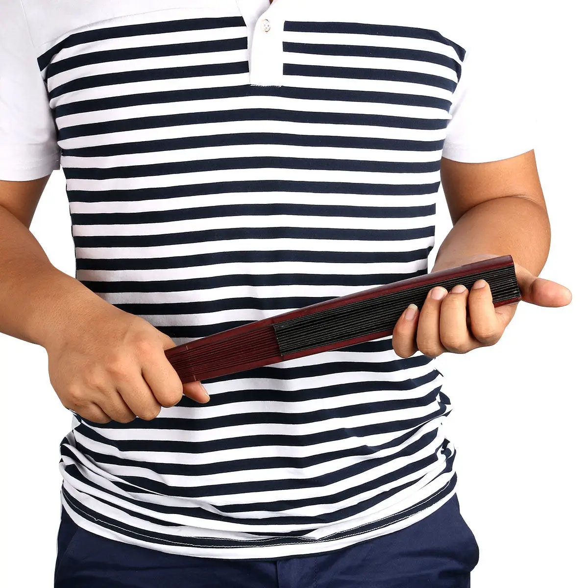 

Складной веер Fenical из черного бамбукового шелка, 33 см, для мужчин и мальчиков, для декора, свадебный подарок, для коллекции, украшения, вечеринок