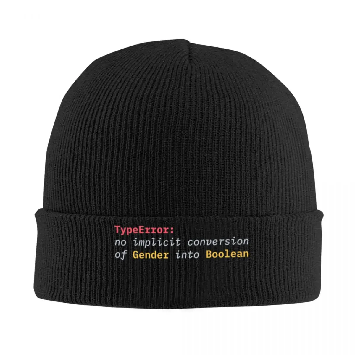 

TypeError No Implicit Conversion Of Gender Into Boolean Racerback A Knitted Hat Cap