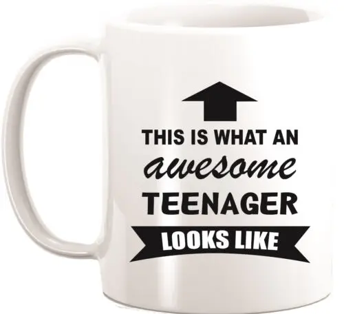 

This Is What An Awesome Teenager Looks Like Novelty Birthday Present Coffee Mug