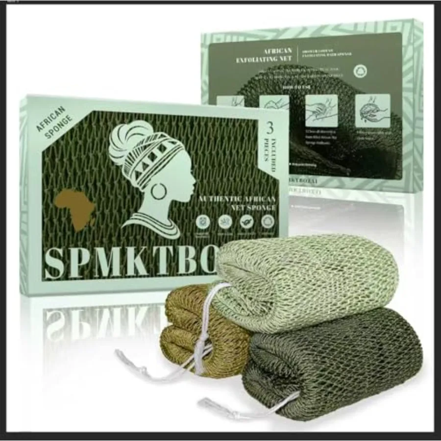 Authentic African Net Exfoliating Shower Sponge