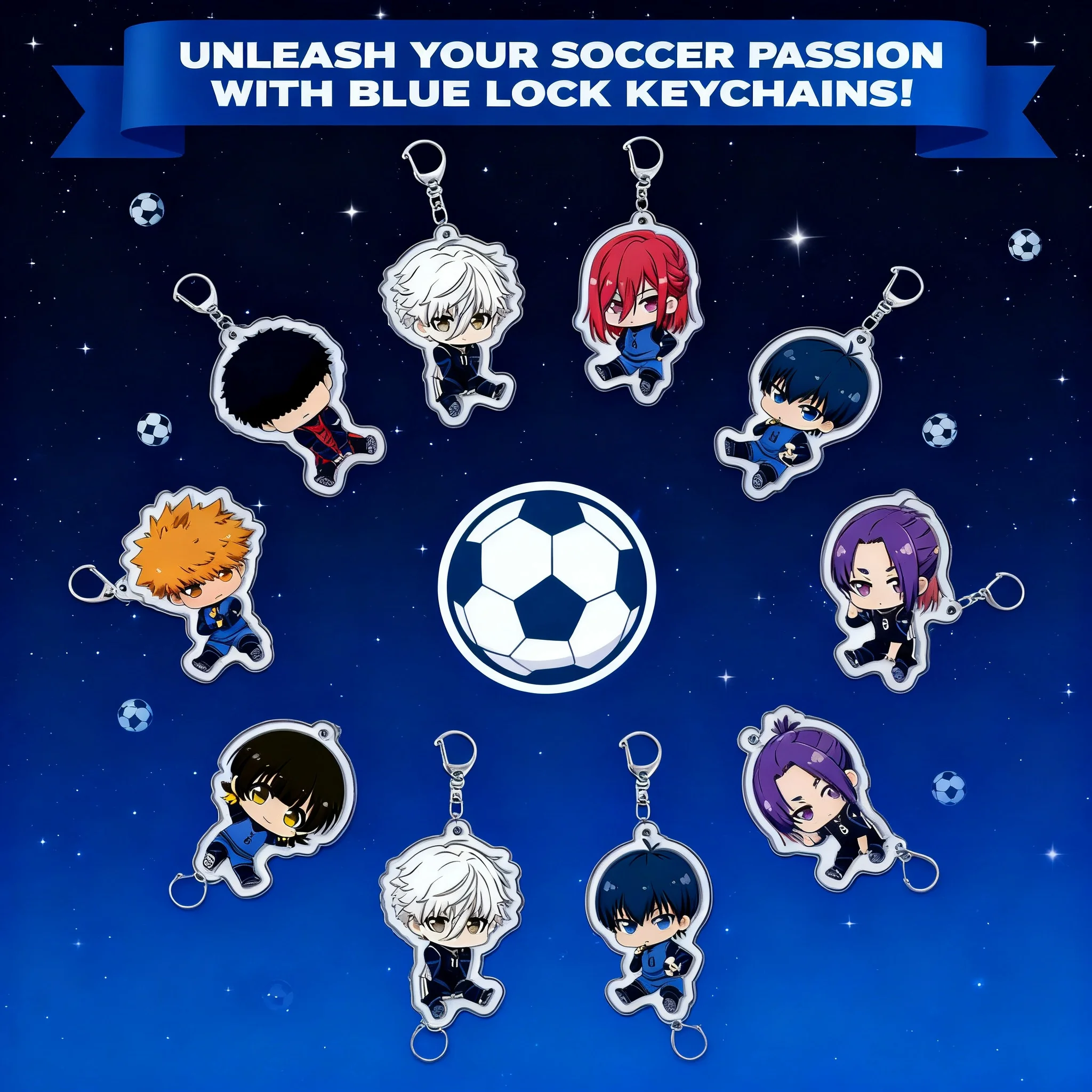 

Blue Lock Acrylic Keychain Blue Lock Anime Keychain Blue Lock Keychain Blue Lock Anime Merch Blue Lock Acrylic Charm Blue Lock