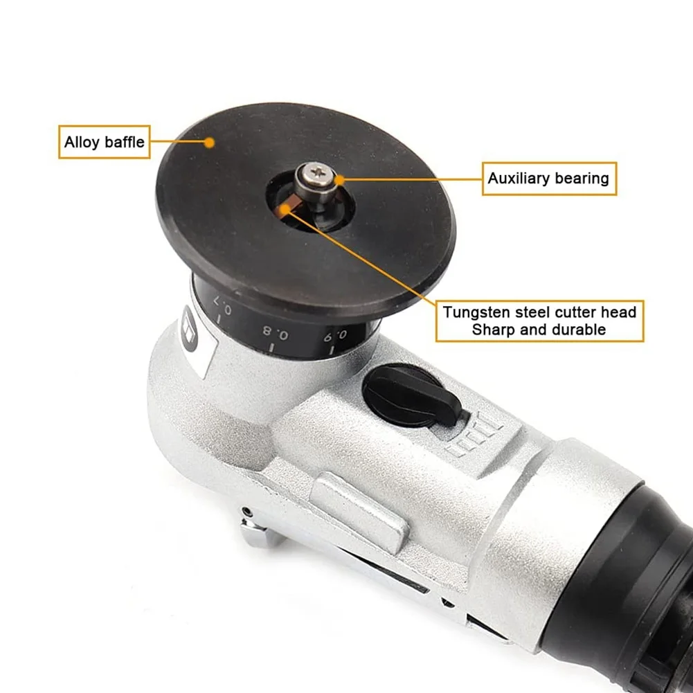 Imagem -04 - Máquina de Chanfrar Pneumática Manual Ferramentas de Chanframento Linear 45 Degree Metal Trimming Arc Corner Deburring Kit