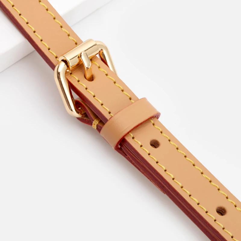 CRAZYSMITH Genuine Leather Bag Strap Replacement For LV Diane Bag Crossbody Handbag Adjustable Shoulder Belts DIY Accessories