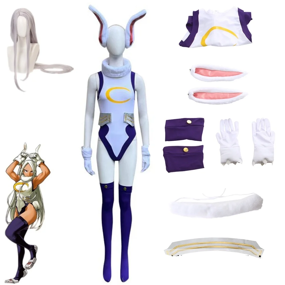 

Mha Rabbit Hero Mirko Cosplay Sexy Costume Anime Bnha Rumi Usagiyama Miruko Role Playing Party Cosplay Women