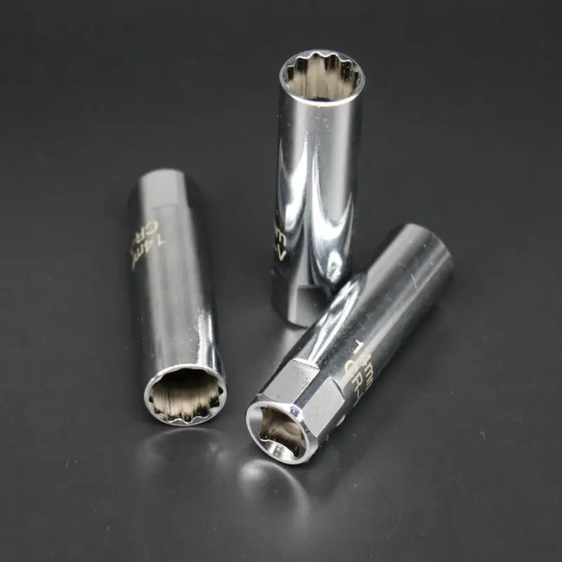 

14mm 16mm Magnetic Spark Plug Socket Wrench Adapter Car Spark Plug Removal Installation Repair Tool Kit