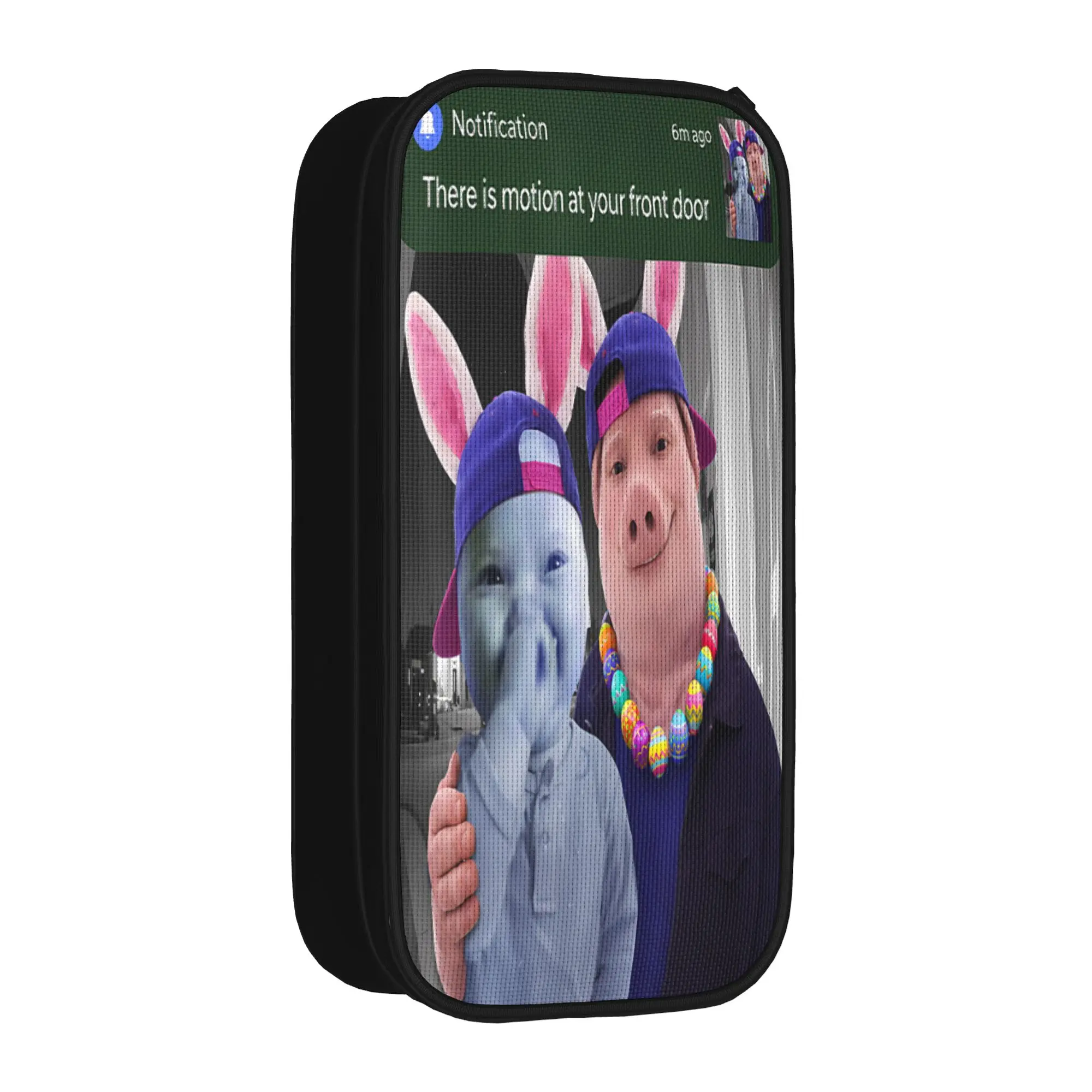 Cool Pencil Case There is Motion At Your Front Door John Pork and Ai Baby Pencil Box School Pencil Cases Boys School Supplies