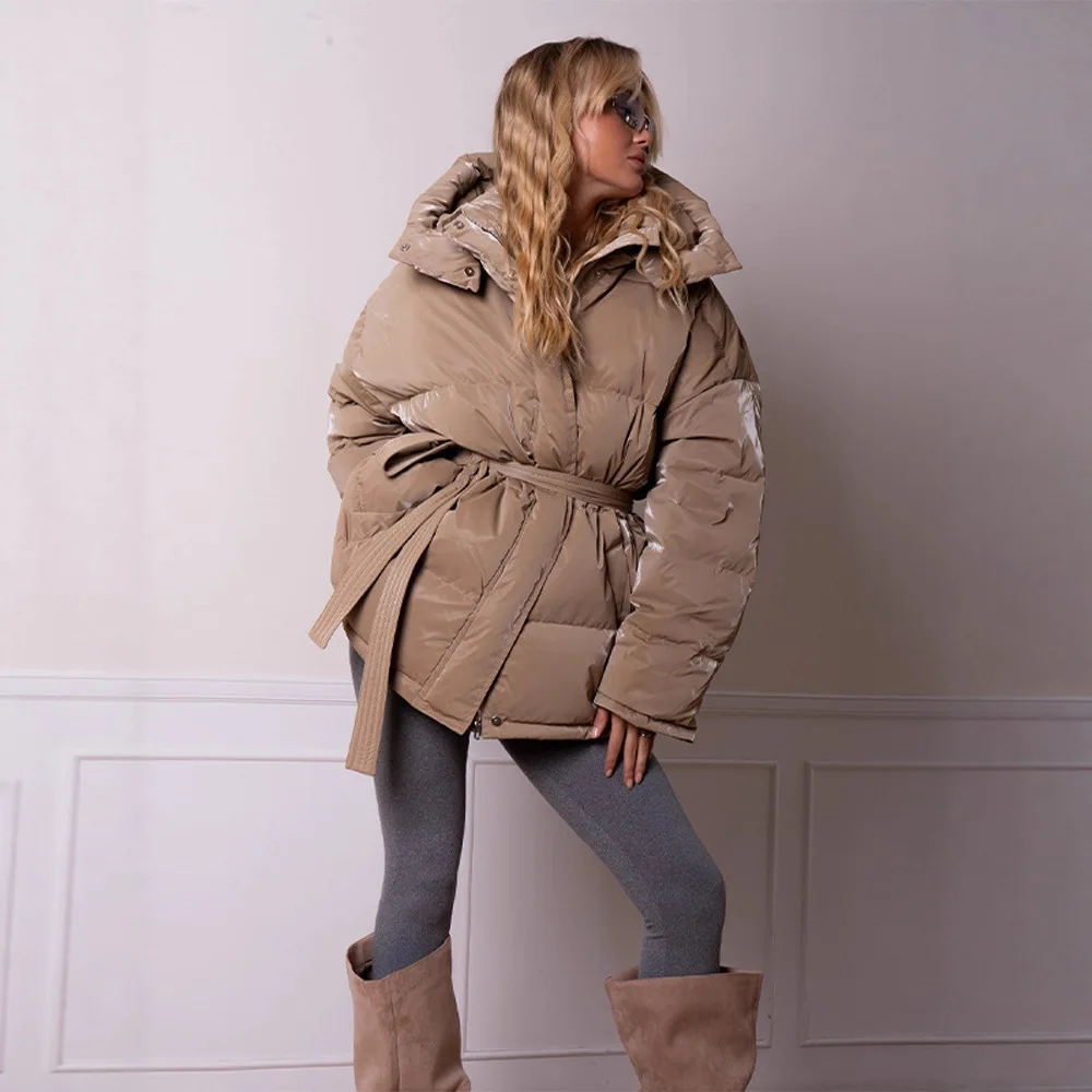 الملابس 25 الخريف الشتاء جديد النمل الخصر أسفل سترة الخصر مقنعين على الوجهين سستة جيوب المألوف تنوعا #5