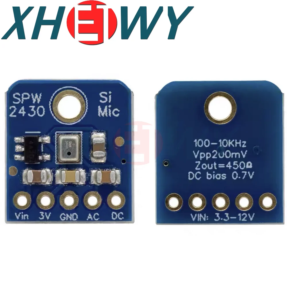 SPW2430 MEMS Microphone Sound Detection Sensor Module Mono MEMS Microphone Detect for Voice Converters Audio Recording