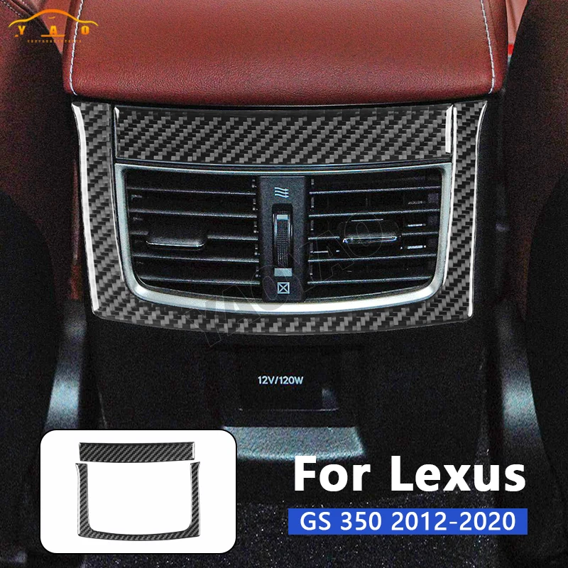

Car Sticker For Lexus GS 2012 2013 2014 2015 2016 2017 2018 -2020 Rear Air Outlet Vent Frame Panel Trim Cover Car Accessories