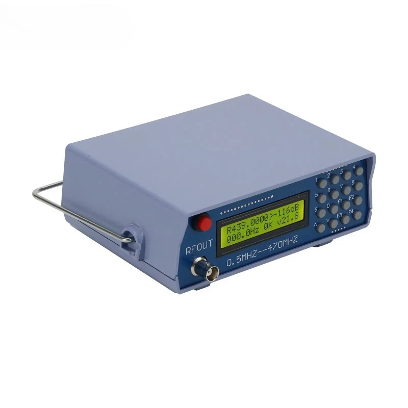 Signal Generator 0.5MHz-470MHz RF Signal Generator Meter Tester for FM Radio Walkie-talkie Debug Digital CTCSS Singal Ou