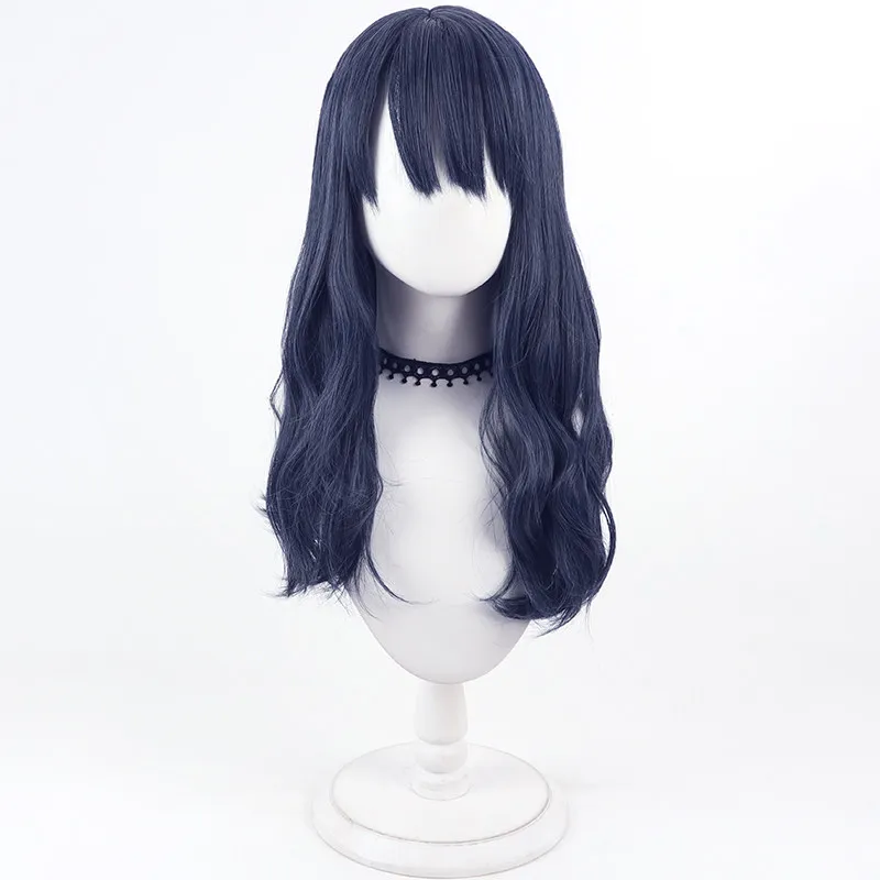 Virtual YouTube Vtuber Toru Koshimizu Cos Cosplay Wig Halloween Carnival Party Props Synthetic Hair + Wig Cap