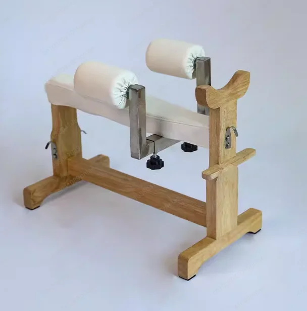 Dog Diagnosis and Treatment Frame Acupuncture Table, Solid Wood Tenon and Mortise Baoding Frame, Pet Binding Injection Table