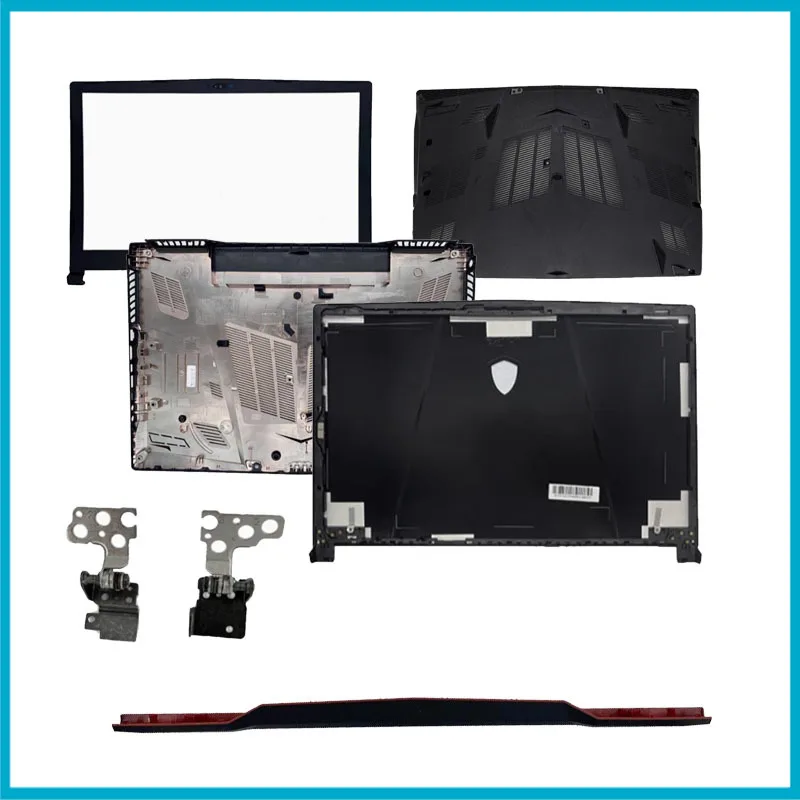 LCD Screen Back Cover Front For MSI GE63 GE63VR MS-16P1 MS-16P5  Bezel Lower Bottom Case Hinges Cover Screws LCD Screen Back