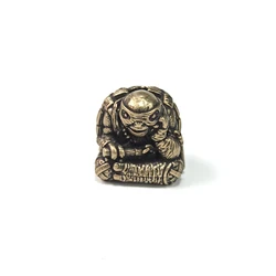 EDC Outdoors Tools Knife Beads Brass Ninja Turtle Lanyard Pendants Gears Personality Charms TMNT Paracord