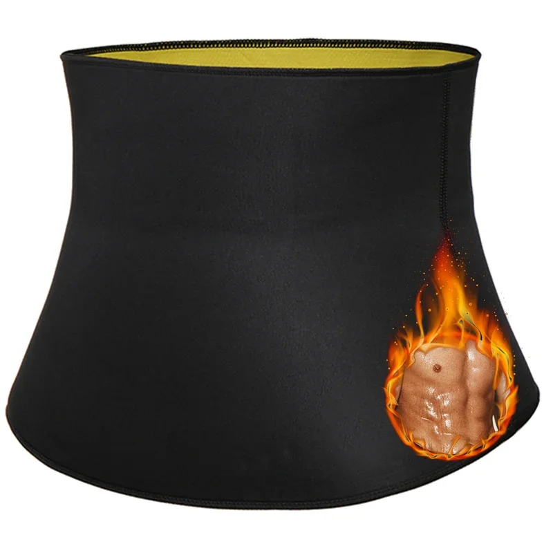 

Waist Trainer Trimmer Sweat Belt Band for Men Lower Belly Fat Sauna Abs Shapers Slimming Workout Shapewear Girdle