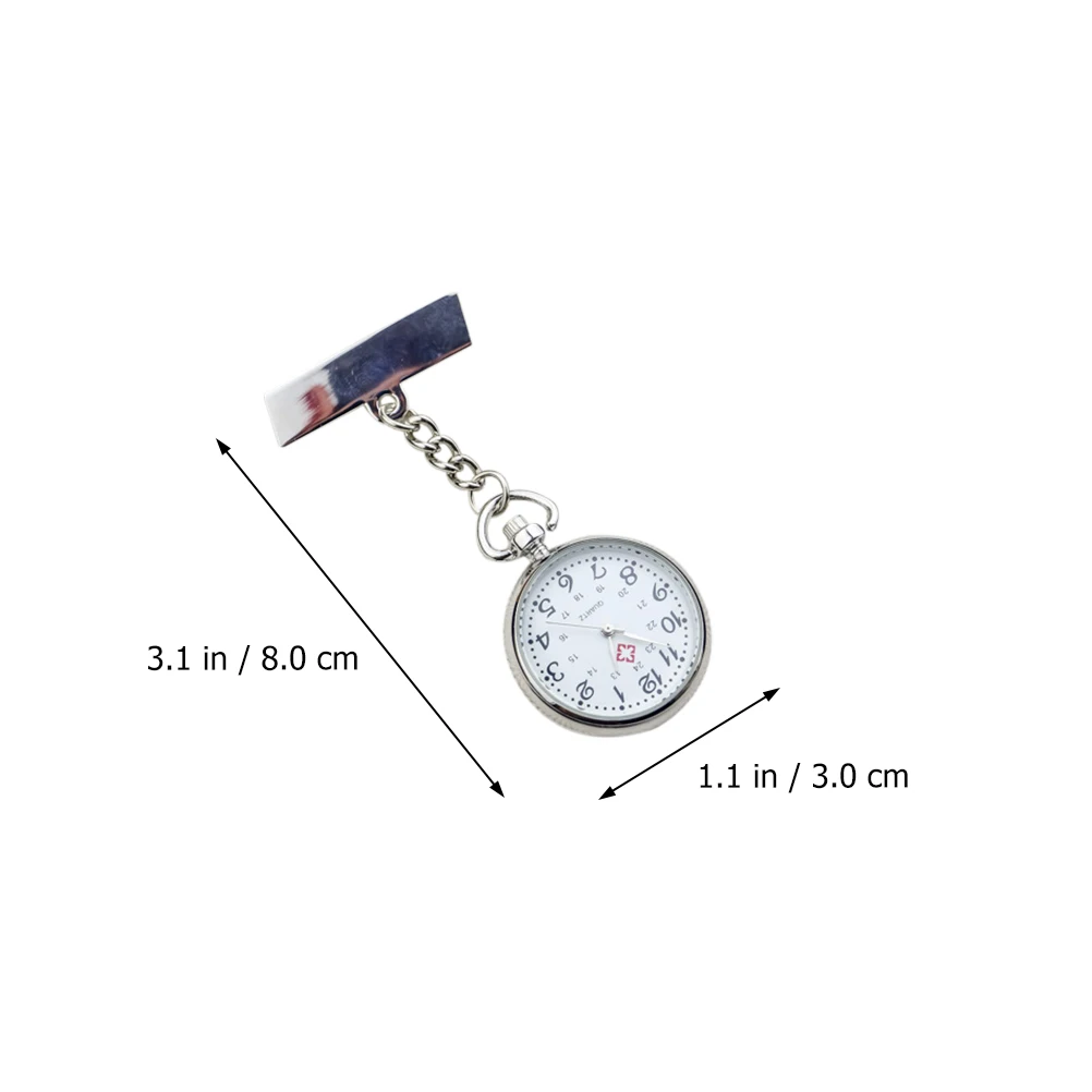 

Digital Alloy Pocket Nurse Fob Women Fashion Nurses Watch Sturdy Glass Easy Wear Nurse Watch Practical Nursing Gift