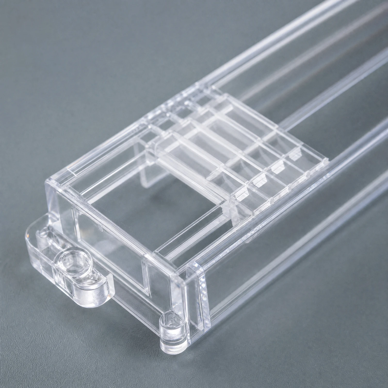 4 Pieces Transparent Plastic Mahjong Racks Lightweight Mahjong Rack with Sliding Sections Game Accessories Odor-without Charge