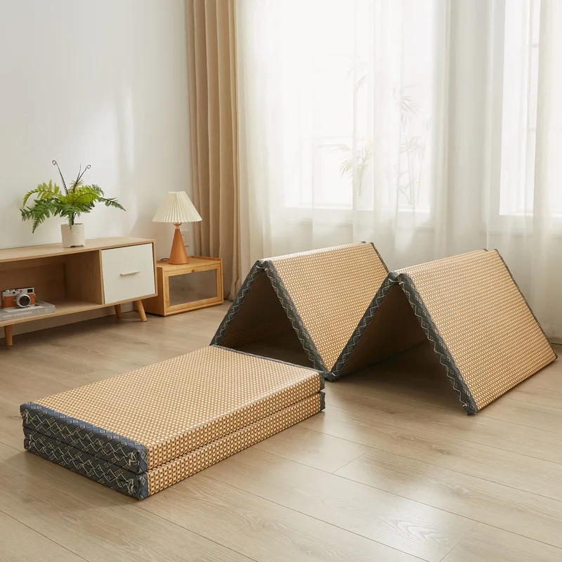 Matelas pliant Tatami, matelas en fibre de coco, tapis, matelas pliant pour étudiant