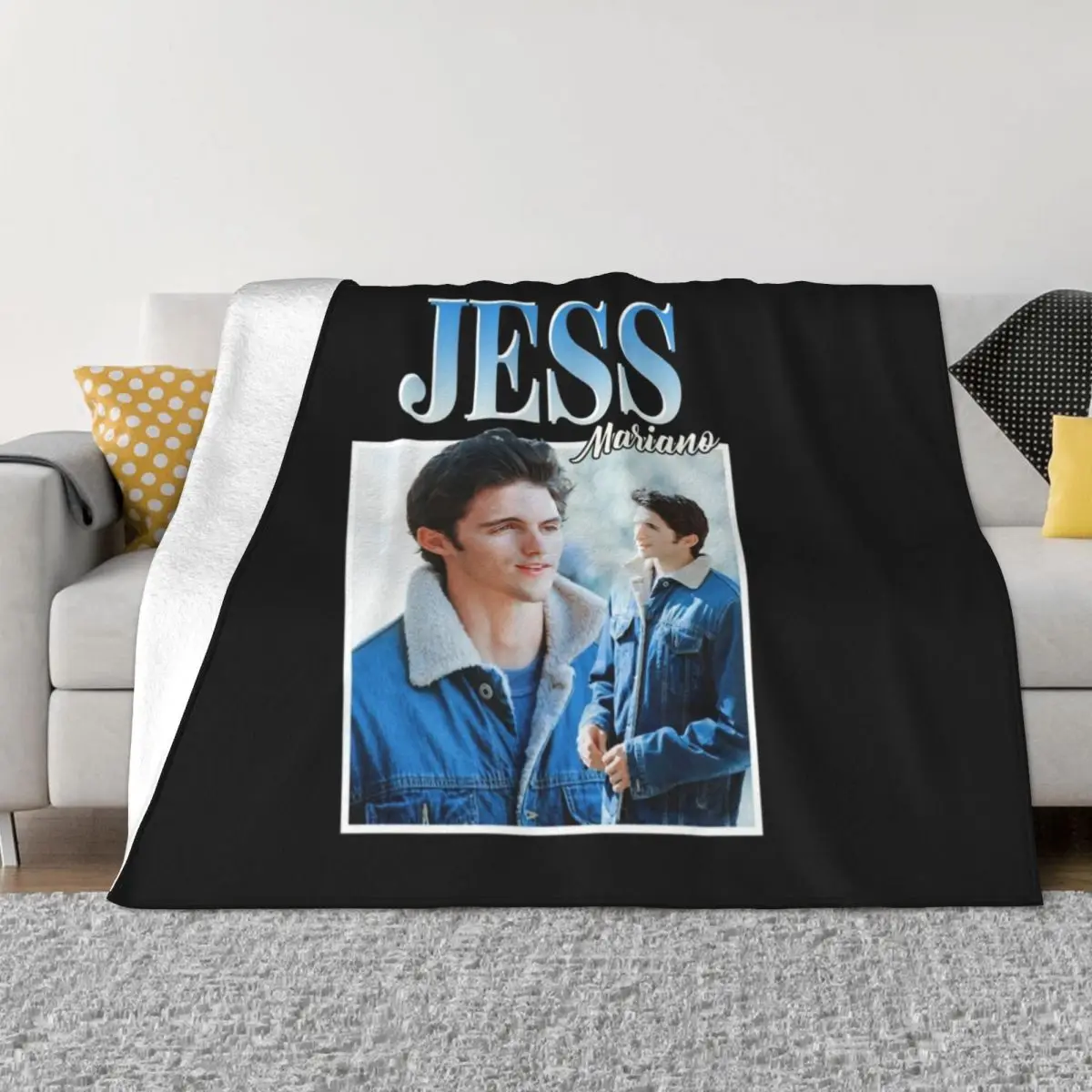 

Jess Mariano 90's Vintage Throw Blanket Baby Blanket blanket for winter