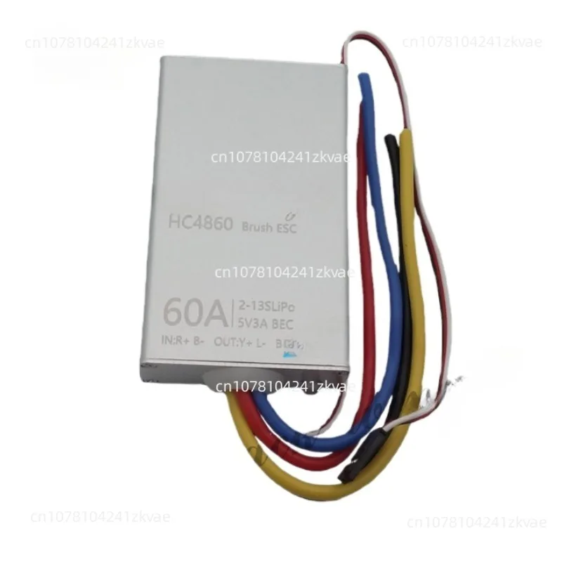 

24V 36V 48V Bidirectional Brushed ESC 4S-13S 60A Crawler Motor Electric Speed Controller with XT60 Plug for RC Electric Car