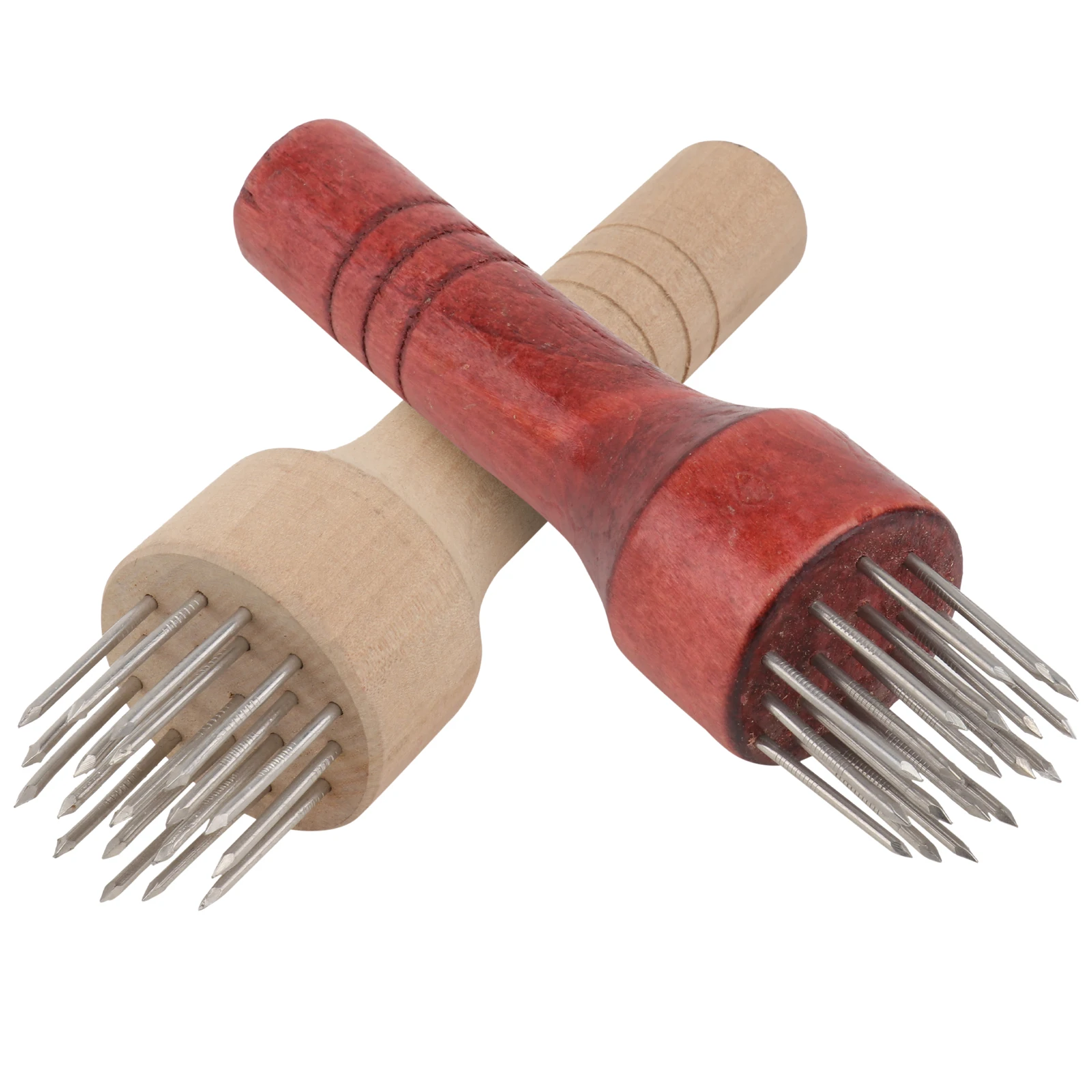 

2 Pcs Tenderizer Stainless Steel Pounding Tools White H BBQ Tools Pork Pounders Steak Press Kitchen Bar Supplies