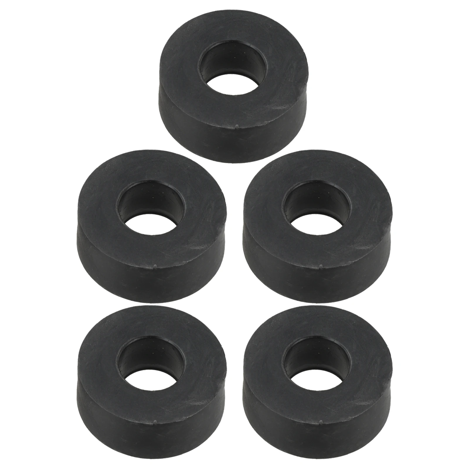 Pack of 5 Rubber Vibration Absorbing Feet Pads for Gym Machines and Fitness Equipment Protecting Floors from Damage
