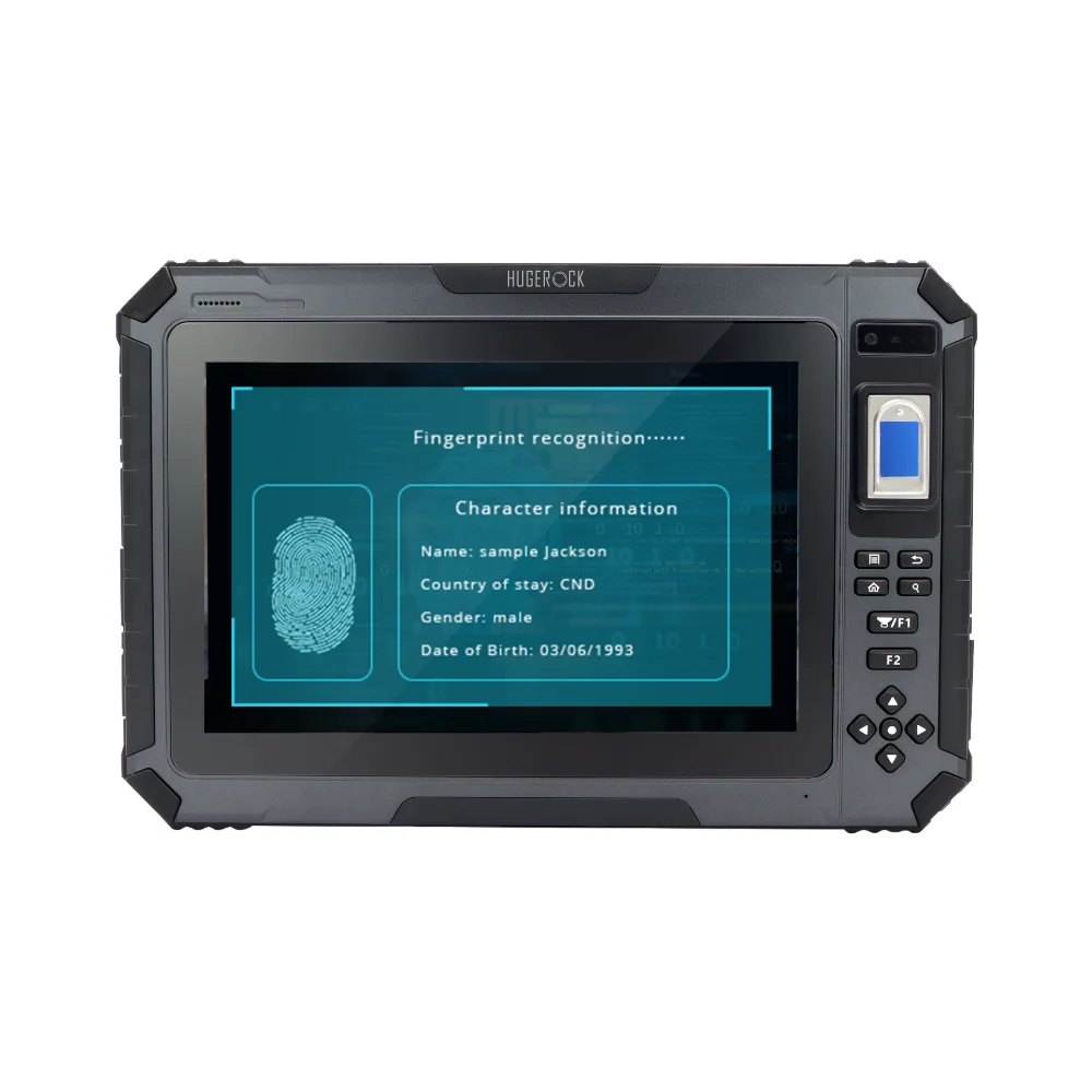 

OEM T101B Biometric Rugged Laptop Tablet PC Displayport 10.1\" Android 500nits Gate RFID Reader Sunlight Readable Industrial MTK