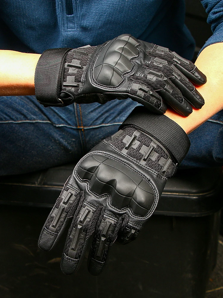 New Men's Tactical Gloves: Outdoor, Touch Screen, Mountaineering, Protection, Riding, Motorcycle, Technician, Non-slip, Camping