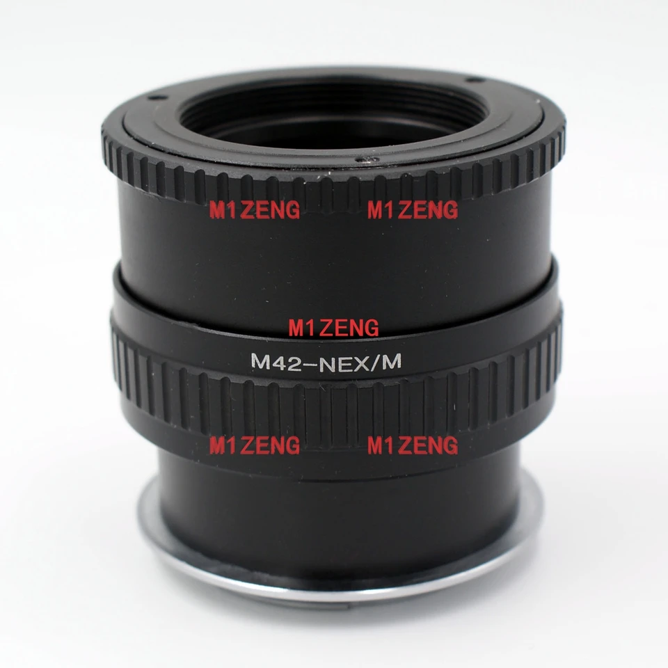 M42-NEX Macro Adjustable Focusing Helicoid Adapter For M42 lens to