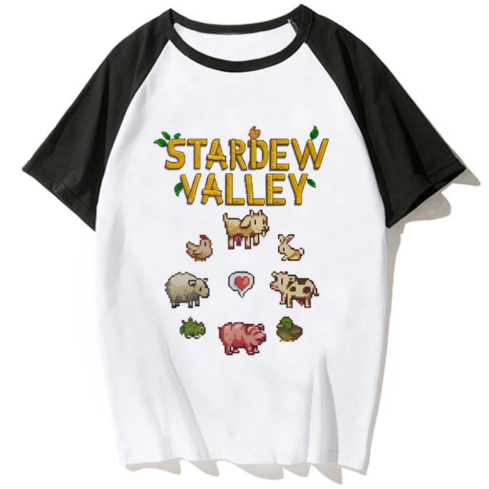 Stardew Valley top women designer Tee girl graphic Japanese streetwear clothing