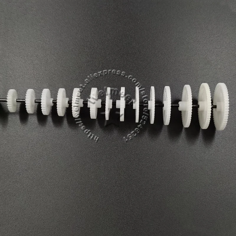 10x 18-56 Teeth 0.5 Module 2.95mm Hole Single-layer Plastic Gear For Motor Reduction Reducer Gearbox DIY Toy Model Accessories