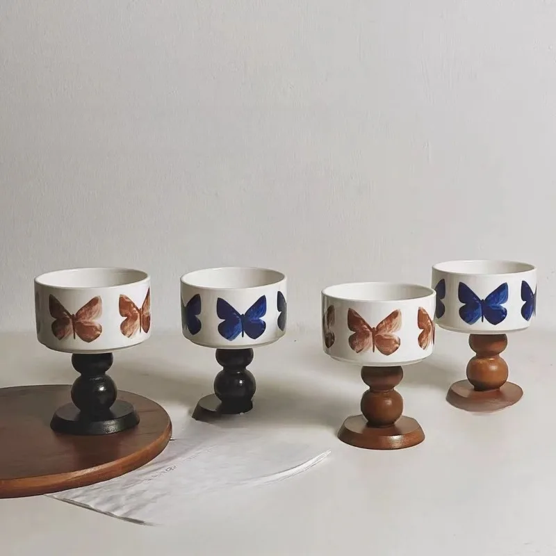 

Wood Tall Ceramic Aromatherapy Cup Ceramic Cup