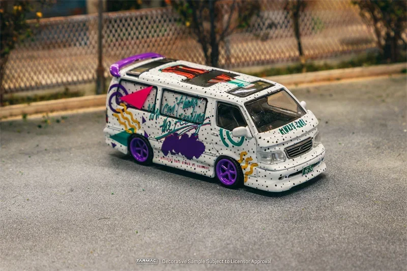 

Tarmac Works 1:64 Hiace Wagon, индивидуальная доставка, фургон, литая под давлением модель автомобиля