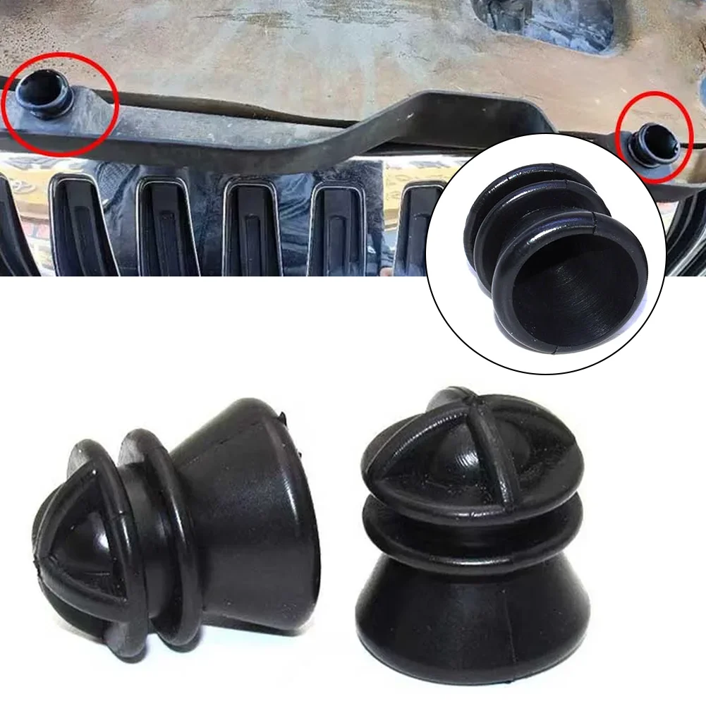 Rubber Bumper Hood Buffer Engine Bay Noise Reduction Rubber Damping Sleeve Shock Absorbing Vibration Dampening For CHRYSLER