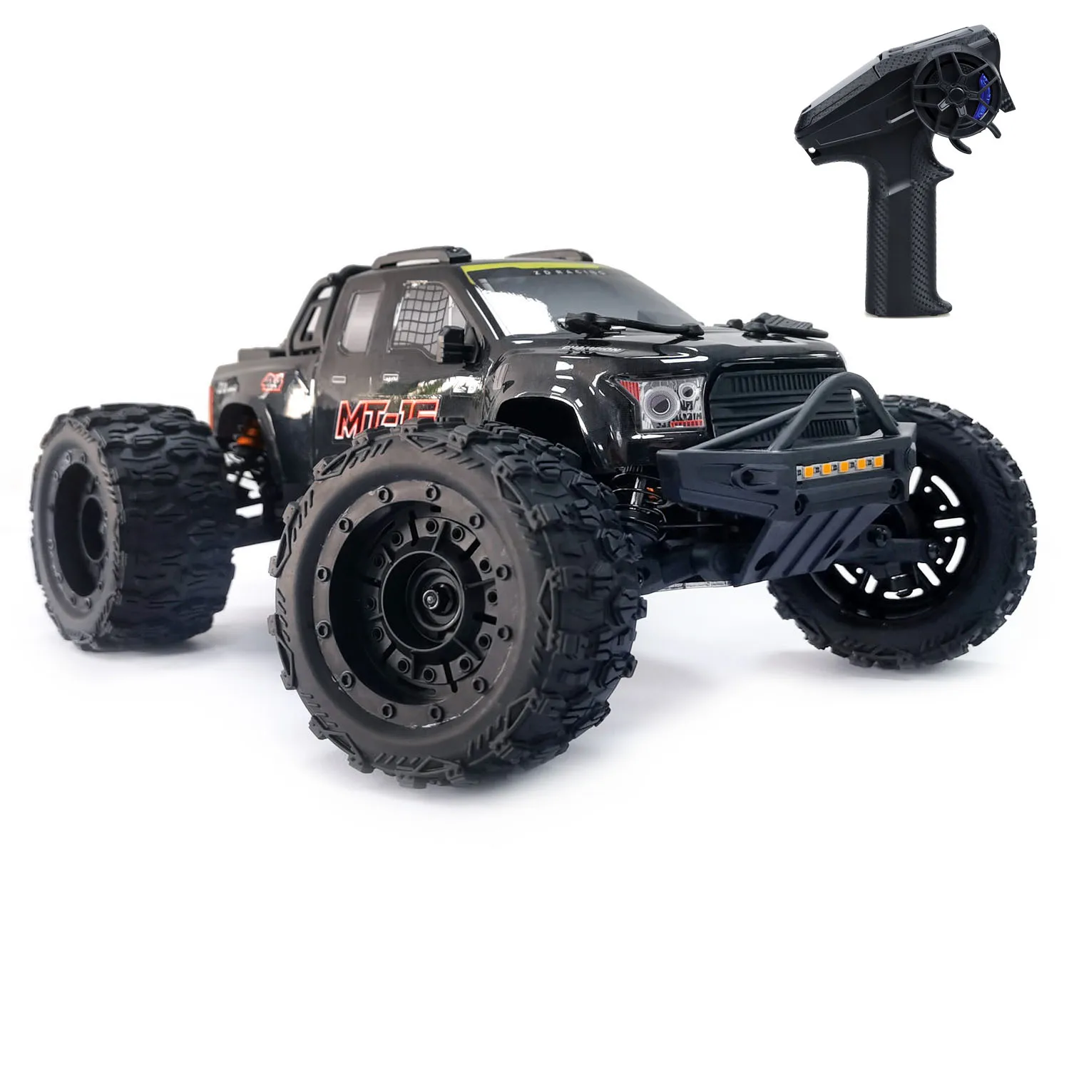

80 км/ч ZD Racing 1/16 Радиоуправляемый Monster Truck MT-16 Высокоскоростной 4*4 RC Off Road Car RTR Wheelie Bar Металлическое шасси CVD
