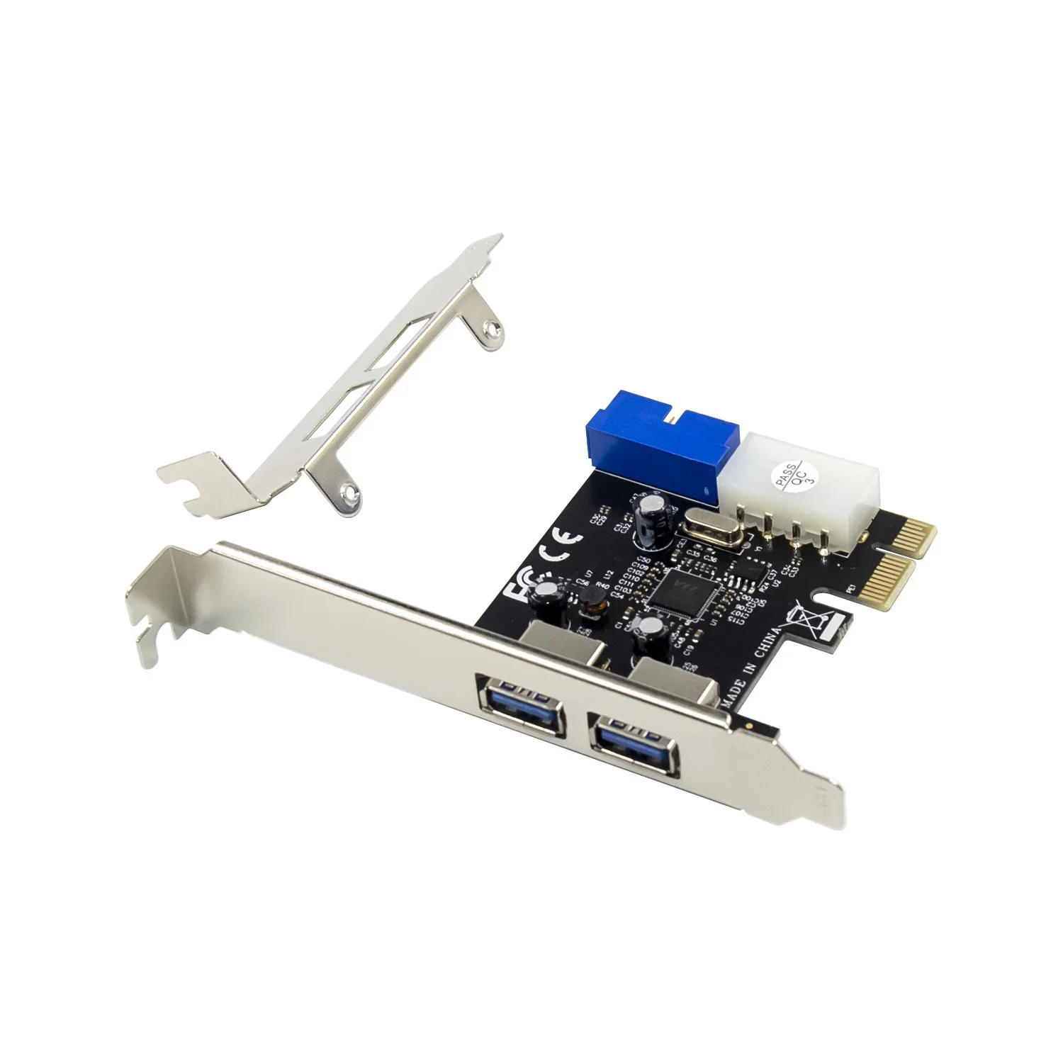USB 3.0 PCI-E Expansion Card Adapter 2 Port USB3.0 Hub Internal 19pin 19 pin Header USB 3 to PCIE PCI express adapter Card