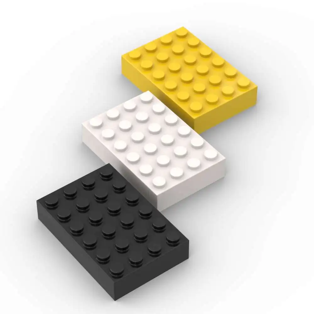 MOC 1 قطعة 2356 4x6 الطوب اللبنات عدة منزل القلعة متوافق تجميع فكرة الجسيمات لتقوم بها بنفسك لعب الأطفال هدايا عيد ميلاد الطفل