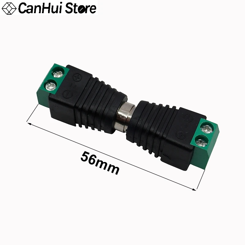 2pcs RCA Male Plug & Female Socket To Terminal Block Adapter For RCA AV Audio Video CCTV Camera Speaker Wire Cable Connector