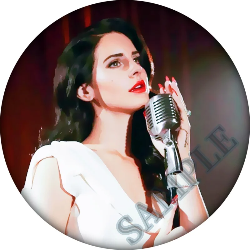 58MM Lana Del Rey Cosplay Badge Anime Brooch Pin Accessories For Clothes Backpack Decoration gift