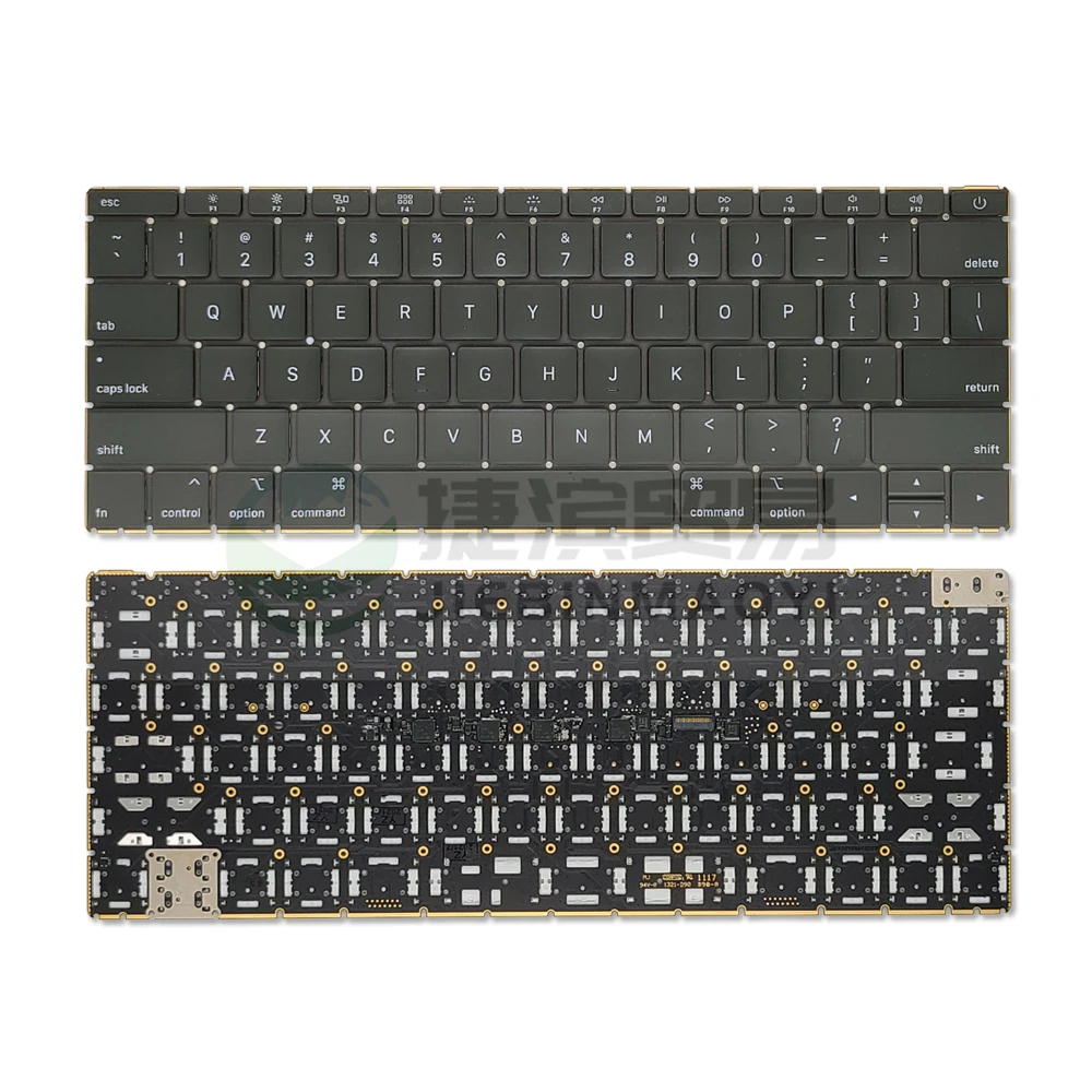 Imagem -06 - Teclado de Substituição para Apple Macbook A1534 us Retina 12 Polegadas Eua Reino Unido ue Inglês Francês Russo 2023 2023 Ano