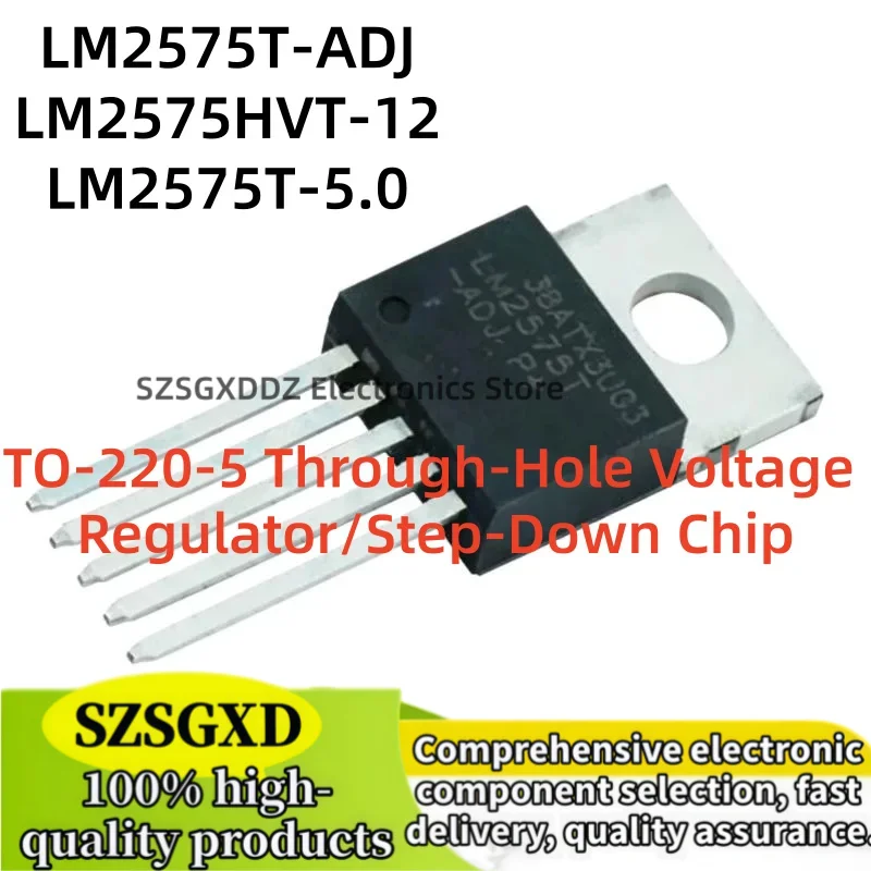 10-20 pieces/lot 100% new quality LM2575T-5.0 LM2575T-ADJ TO220 LM2575HVT-12 LM2575T LM2575 TO-220 Best new In Stock