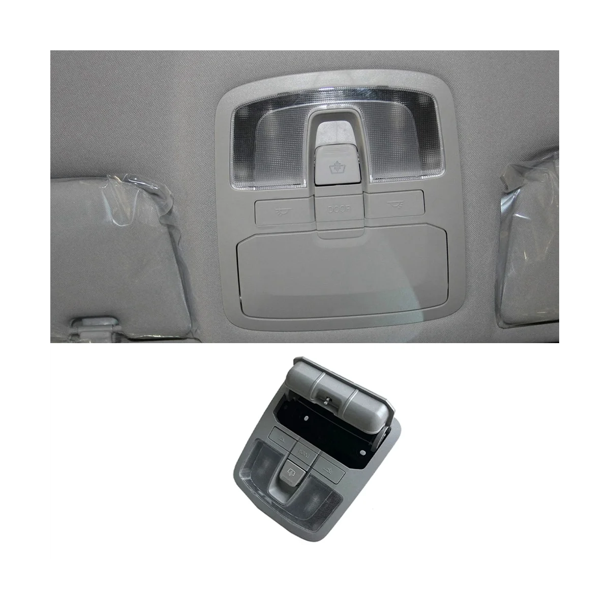 Lampe de lecture de voiture pour Ssangyong Korando Stavic l's, éclairage breton, interrupteur de toit ouvrant, étui à lunettes, 7767034200ACE