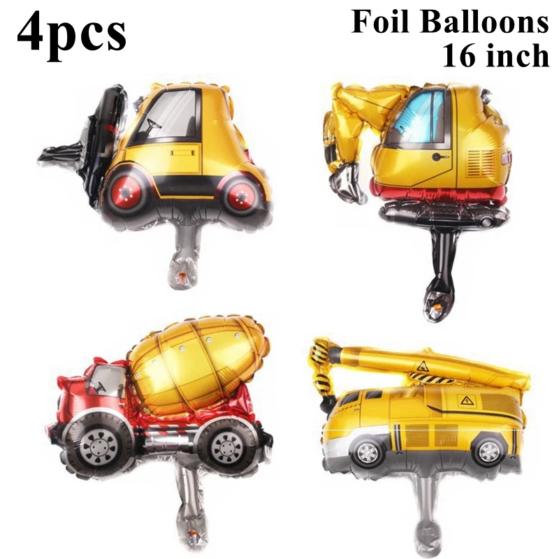 Graafmachine Truck Bouwfeest Plaat Cup Servies Happy Birthday Party Decor Kids Favor Jongens Verjaardag Babyshower Benodigdheden