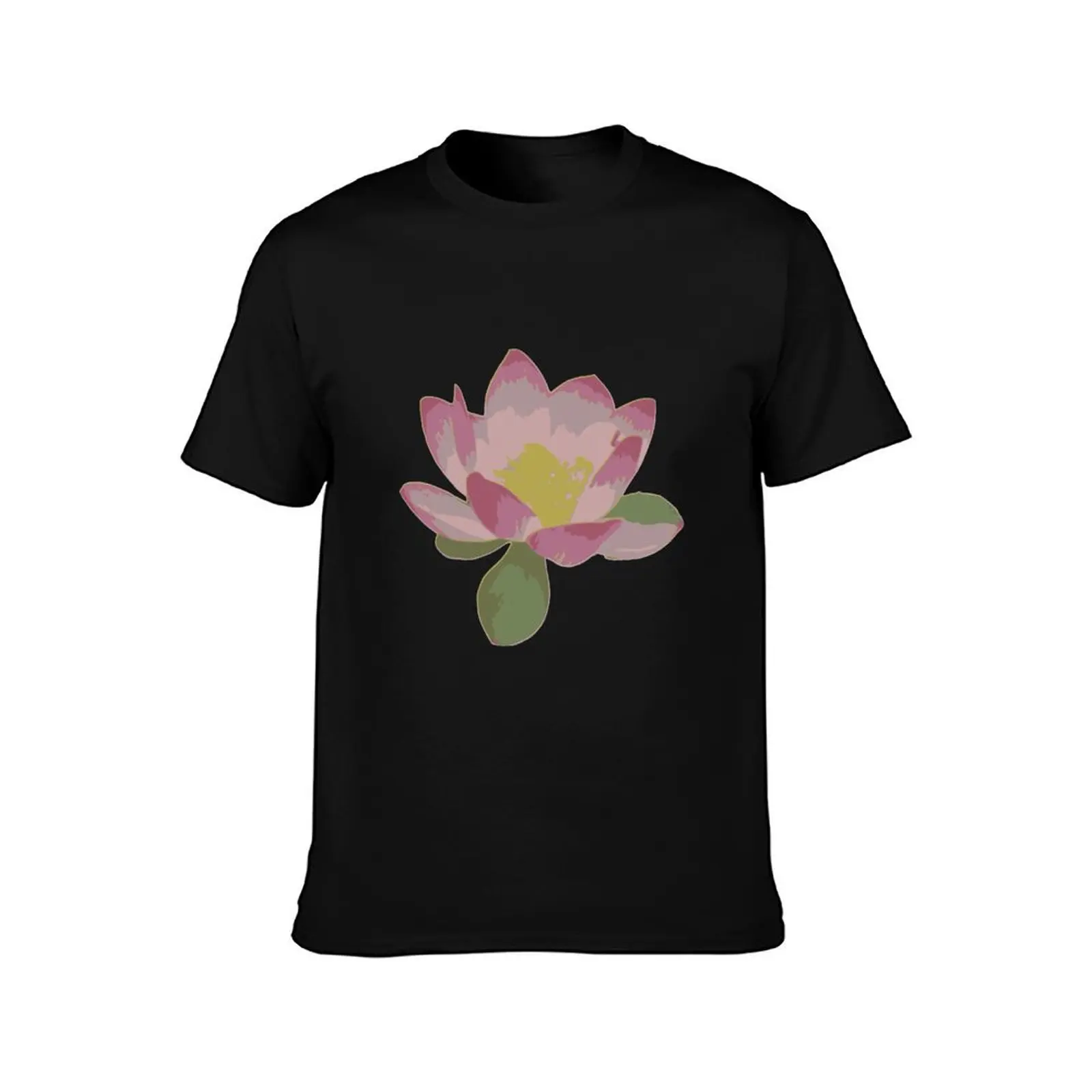 Lotus Flower T-Shirt anime tshirt plus size tops men clothings