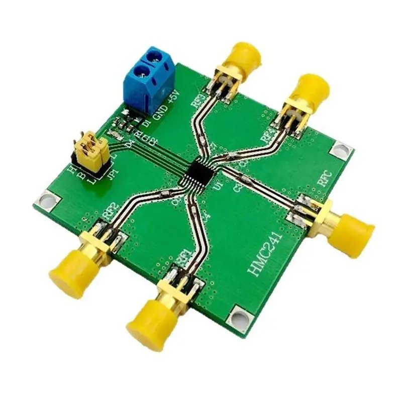 

【PUBLICITY】HMC241 For 2.4G 1.5G 915M 868M Band RF Switch SP4T DC-3.5Ghz Single Pole Four Throw For Ham Radio Amplifier