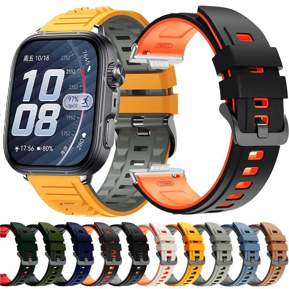 Sportarmband für Huawei Fit4/5pro Fit3 Armbandzubehör für Huawei Watch Fit5 Fit4 Silikonarmband Austauschbares Armband